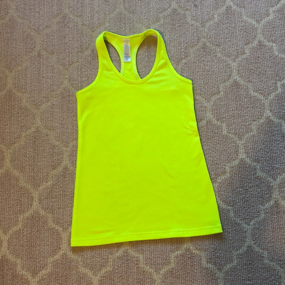 Neon yellow Iviva tank top